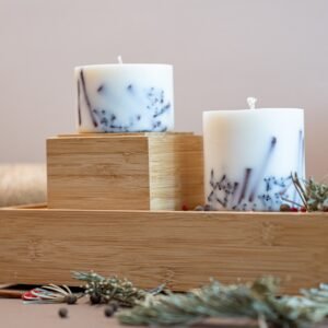 TL Candles handmade soy wax candle with cinnamon and clove, natural home fragrance, eco-friendly candle handmade in Latvia