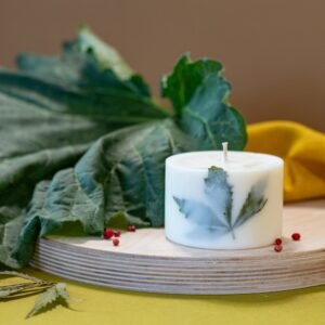Alternative view of Hand-made Soy Wax Candle with Clary Sage Scent