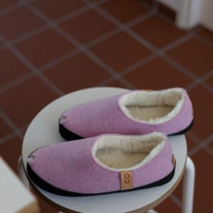 Alternative view of TOKU Budapest Slippers with Lambswool - Light Pink