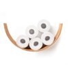 EWART Woods Handmade Wooden Toilet Paper Holder – Smile, birch plywood wall-mounted holder, minimalist Nordic bathroom decor, made in Latvia