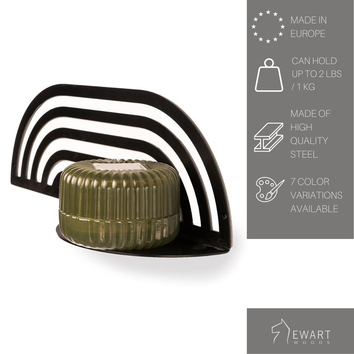 Metal Floating Plant Shelf - Various Colors Metal Floating Plant Shelf - Various Colors - Image 2