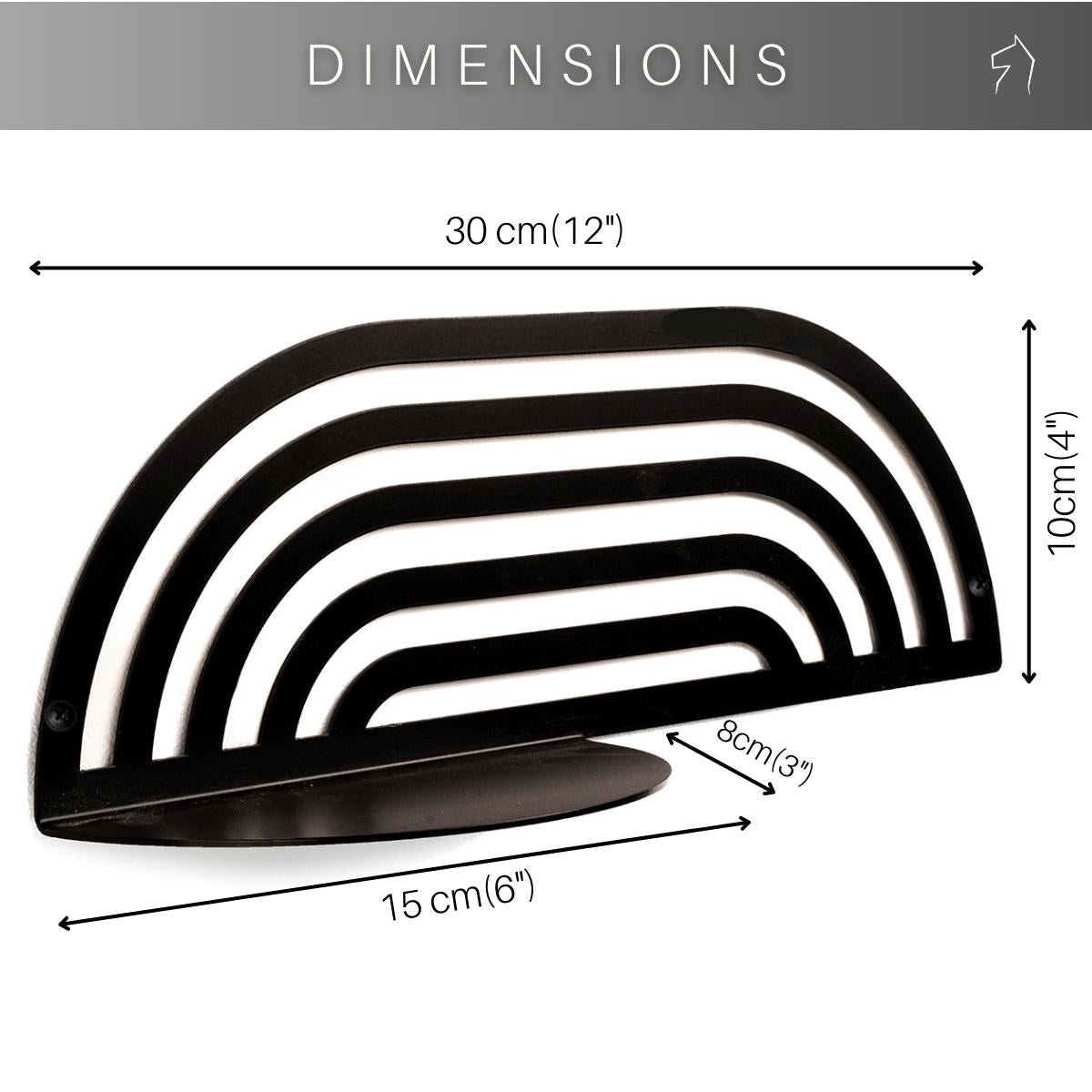 Metal Floating Plant Shelf - Various Colors Metal Floating Plant Shelf - Various Colors - Image 3