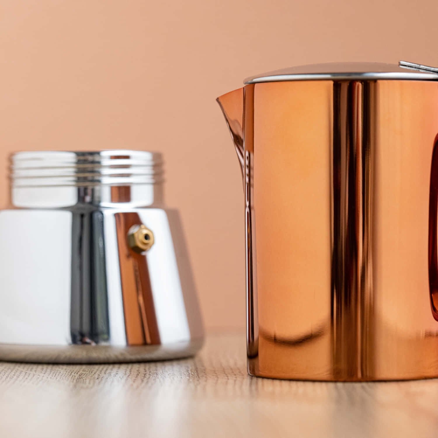 La Cafetière Polished Stainless Steel Copper Stovetop - 300 ml La Cafetière Polished Stainless Steel Copper Stovetop - 300 ml - Image 3