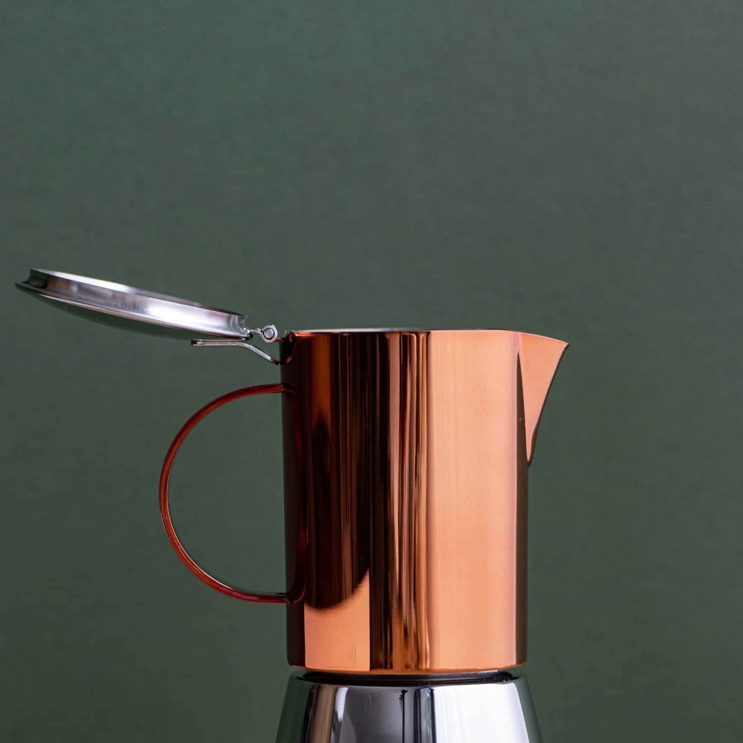 La Cafetière Polished Stainless Steel Copper Stovetop - 300 ml La Cafetière Polished Stainless Steel Copper Stovetop - 300 ml - Image 5