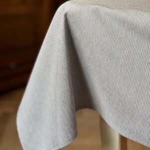 Rectangular tablecloth Nord 2 in recycled linen blend