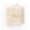KOOSdisain big linen towel in textured white, made from 100% pre-washed linen