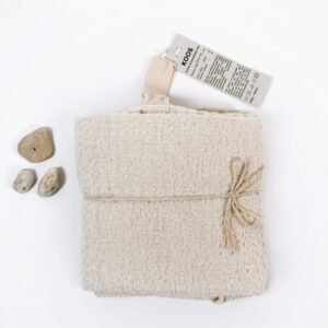 Alternative view of Big Linen Towel - Textured White