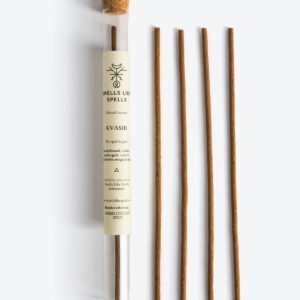 Smells Like Spells Natural Incense KVASIR, handcrafted sandalwood and myrrh incense inspired by the Norse god of wisdom, handmade in Lithuania