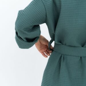 Alternative view of Short Waffle Fabric Robe for Women