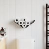 EWART Woods Handmade Wooden Toilet Paper Holder – Cloud, birch plywood wall-mounted holder, minimalist Nordic bathroom accessory, made in Latvia