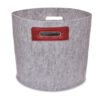 omaking felt basket grey bordeaux handmade storage nordic home decor