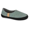 TOKU Budapest felt slippers in mint green – handmade in Estonia, unisex indoor shoes, natural wool felt, Nordic design