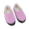 TOKU Budapest slippers in light pink – handmade in Estonia, real lambswool lining, Nordic design