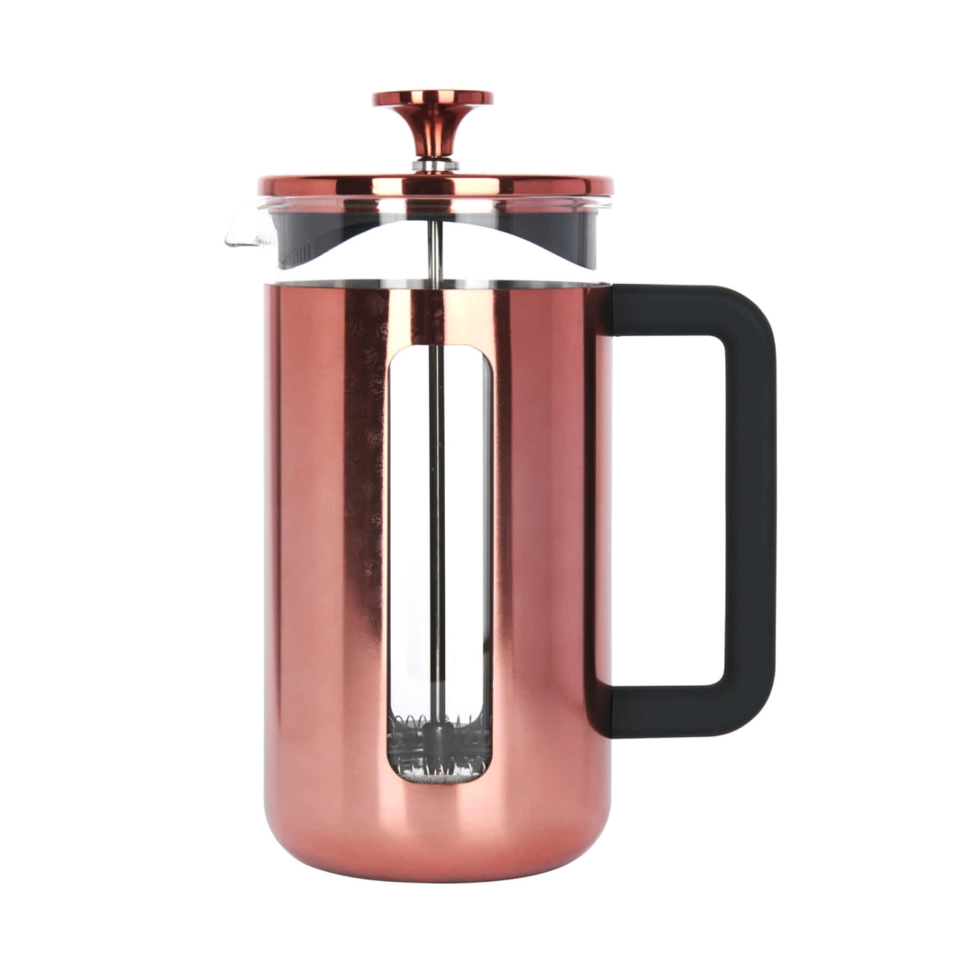 La Cafetière Pisa Coffee Maker - 1 Liter, Copper La Cafetière Pisa Coffee Maker in copper, 1 L French press with borosilicate glass beaker and stainless steel frame, award-winning design