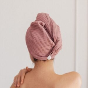 Alternative view of Cotton Waffle Hair Towel/Turban
