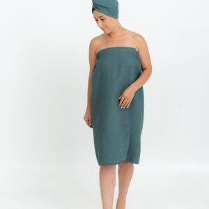 Alternative view of Cotton Waffle Sauna Wrap With Velcro