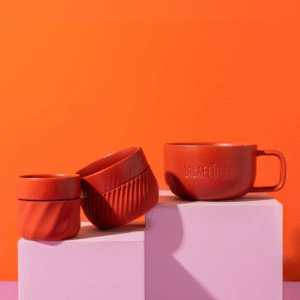Alternative view of La Cafetière Red Coffee Mugs, 3 pcs