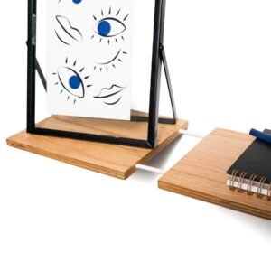 Alternative view of Floating Wooden Wall Shelf - Luno