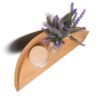 EWART Woods Floating Wooden Wall Shelf – Pie, handmade curved-edge birch plywood wall shelf, modern Nordic design, made in Latvia