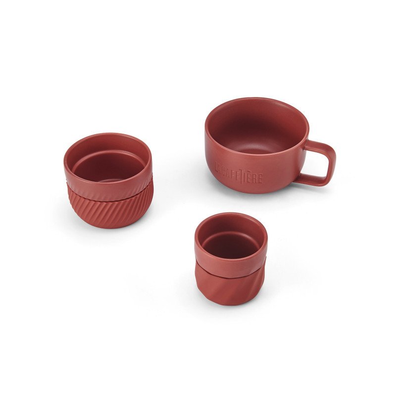 La Cafetière Red Coffee Mugs, 3 pcs La Cafetière Red Coffee Mugs, 3 pcs - Image 3