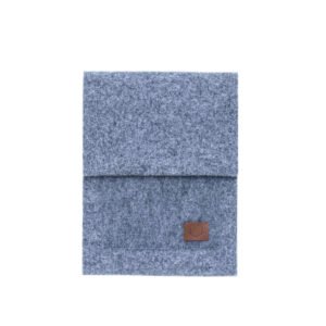 NORDHALE Malmö 15–16 inch laptop sleeve grey, handmade felt envelope case for MacBook