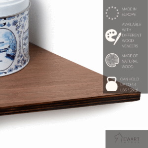 Alternative view of Wooden Corner Shelf - Edge