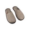 Pelsi natural felt slippers in brown – handmade in Estonia, wool indoor shoes, Nordic minimalist design by OmaKing