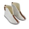 Villa lambswool slippers – handmade in Estonia, natural felt indoor shoes, Nordic minimalist design by OmaKing