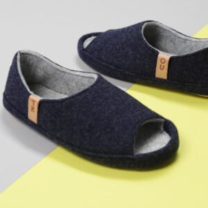 Alternative view of TOKU Bern Slippers - Dark Gray