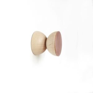 Alternative view of Beech Wood & Copper Wall Hook / Knob