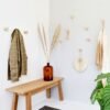 5mm PaperBeech wooden wall hooks and knobs – handcrafted solid beech wood, minimalist design, made in Portugal