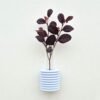Ribble Wall Vase Light Blue by 5mm Paper – handmade Portuguese wall vase in beech wood with soft light blue finish