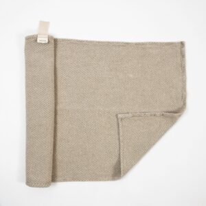 Alternative view of Linen Sauna Seat Cover - Beige