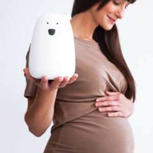 Alternative view of Big Bear Silicone Lamp - White
