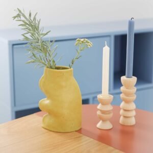 Alternative view of Fluxo Ceramic Vase Large - Pistachio