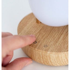 Alternative view of Lamp with Speaker - White Bird