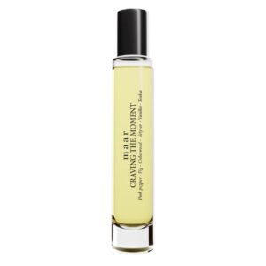 maar Perfume Oil Craving the Moment, unisex roll-on perfume with fig, cedarwood, vetiver, vanilla and tonka notes, alcohol-free, made in Lithuania