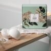 Magrada divine jasmine bath bomb set with vitamin E, natural bath care, relaxing vegan skincare, handmade in Estonia