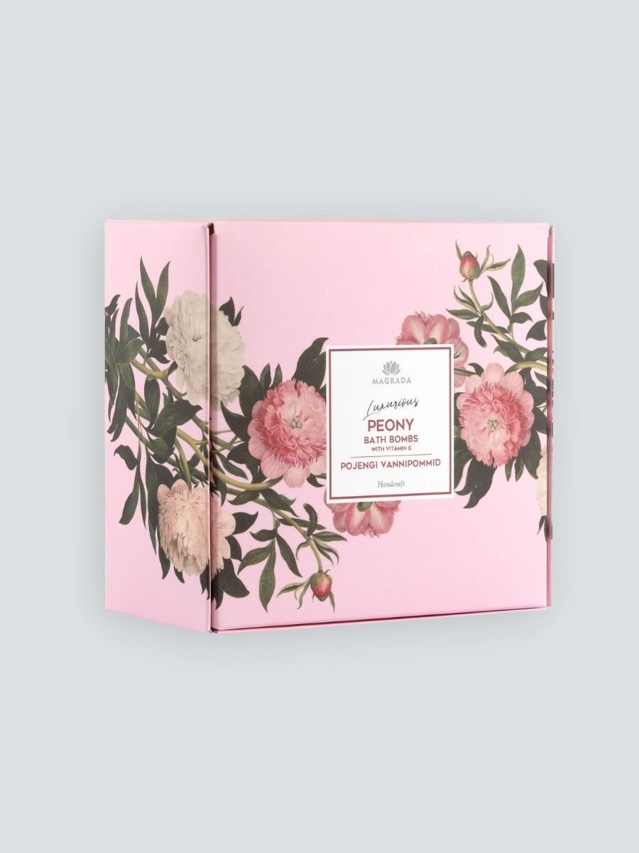 Luxurious Peony Bath Bomb With Vitamin E - Set of 4 Bombs Luxurious Peony Bath Bomb With Vitamin E - Set of 4 Bombs - Image 3