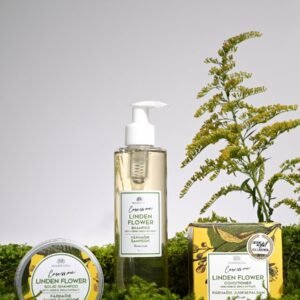 Magrada linden flower conditioner with Nordic birch and aloe, moisturizing vegan hair care, handmade in Estonia