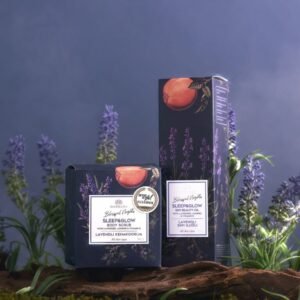 Magrada Sleep & Glow body gift set with lavender and grapefruit oils, vegan organic body care
