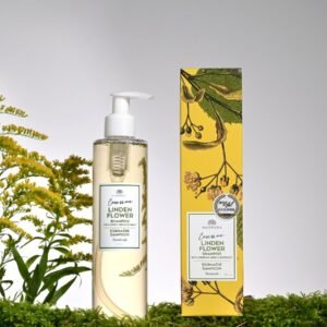 Magrada linden flower shampoo with Nordic birch extract and aloe, natural hair care for growth and shine, vegan handmade in Estonia