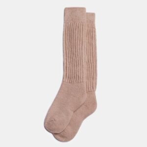 Alternative view of Natural Alpaca Wool Socks - Long