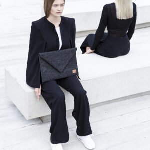 Alternative view of Clutch / Laptop Case Skive - Black
