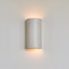 Ora Ceramic Wall Light CURVE – Beige Spotted Brown, handcrafted ceramic wall sconce with speckled glaze and natural finish, made in Portugal