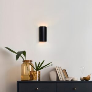Alternative view of Ceramic wall light CURVE - Black