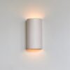 Ora Ceramic Wall Light CURVE – Off White, handcrafted ceramic wall sconce with soft matte glaze and organic form, made in Portugal