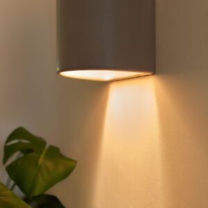 Alternative view of Ceramic wall light CURVE - Taupe