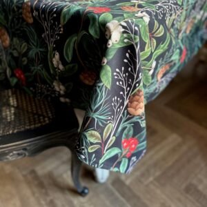 Alternative view of Festive Motive Christmas forest Rectangular Tablecloth
