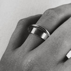 Alternative view of Andromeda Ring - Silver